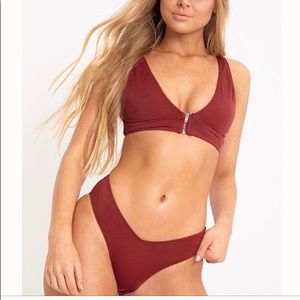 Two piece bathing suit